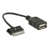 Câble data OTG USB 2.0 A - Samsung 30-pins 0.20 m