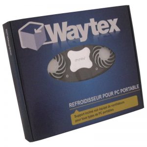 REFROIDISSEUR PC PORTABLE WAYTEX 2 VENTILATEURS
